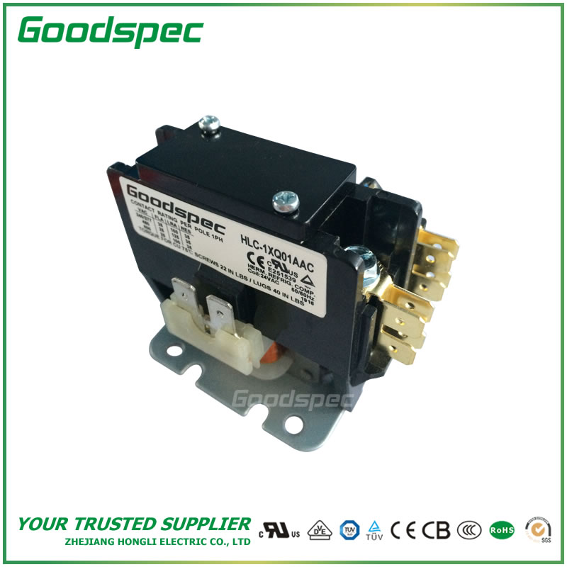 HLC-1XQ01AAC HLC-1XQ01AAC(1P/25A/24VAC) Definite Purpose Contactor