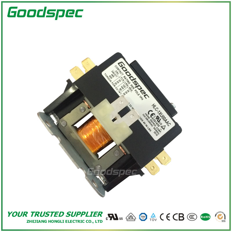 HLC-1XU00AAC(1P/20A/208-240VAC) Definite Purpose Contactor