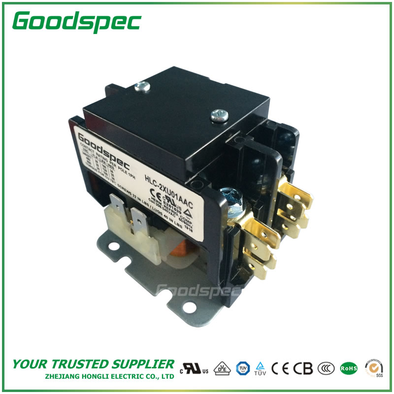 HLC-2XU01AAC(2P/25A/208-240VAC) Definite Purpose Contactor