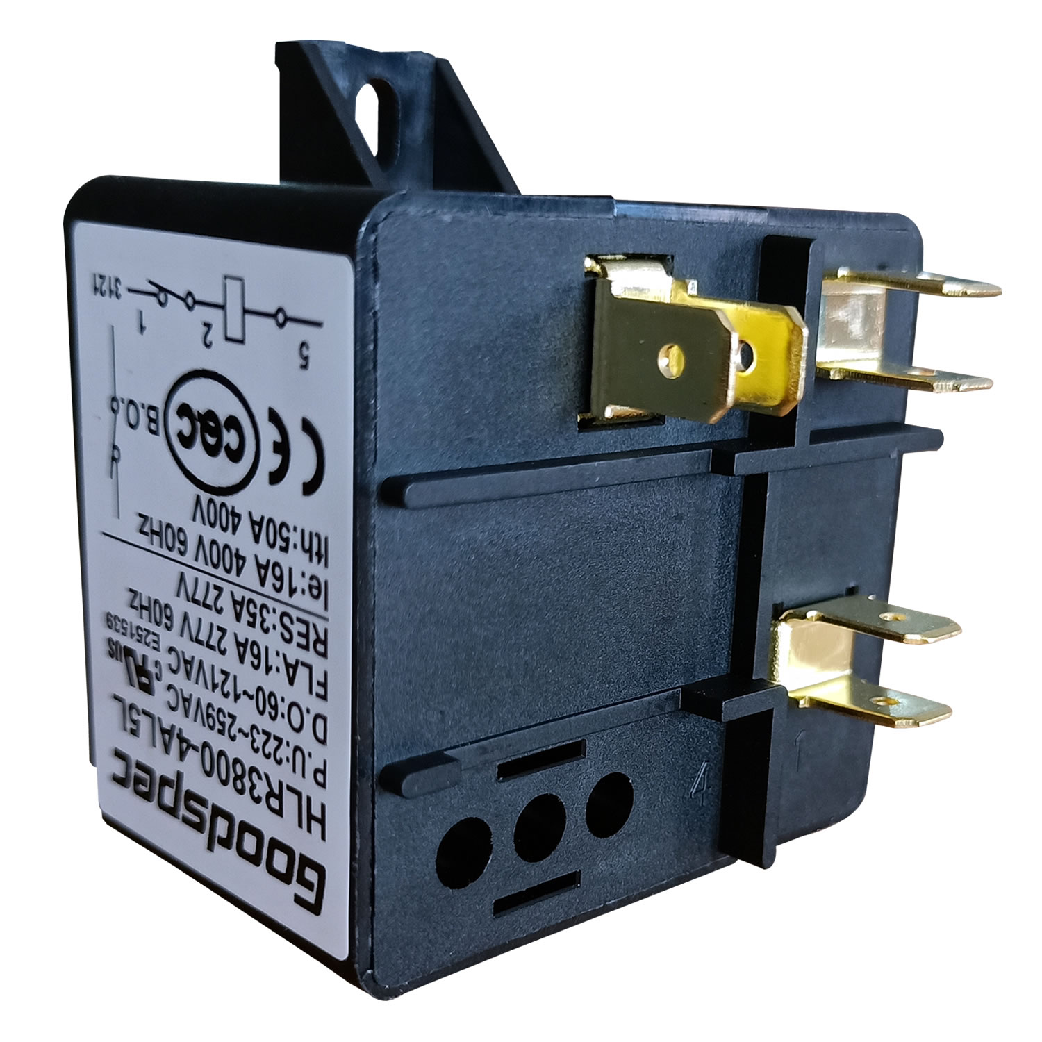 HLR3800-4AL5L-1.jpg HLR3800-4AL5L POTENTIAL TYPE MOTOR STARTING RELAY