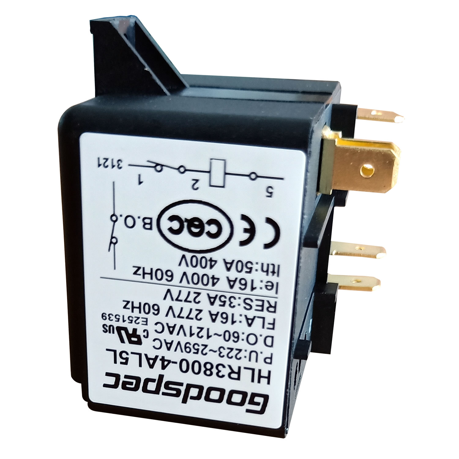 HLR3800-4AL5L-2.jpg HLR3800-4AL5L POTENTIAL TYPE MOTOR STARTING RELAY