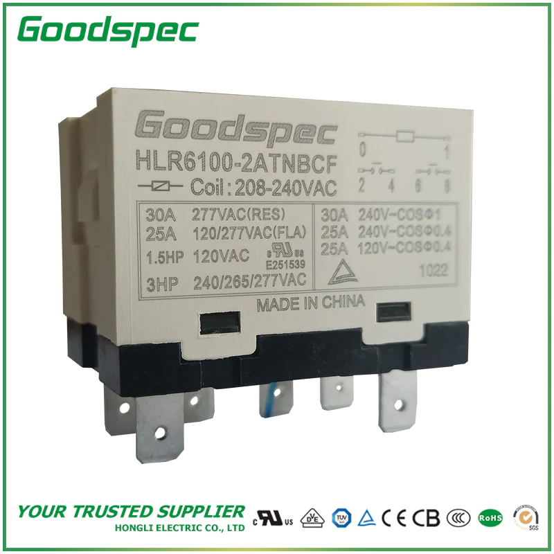 HLR6100-2ATNBCF-VAC240-03 HLR6100-2ATNBCF-VAC208/240 High Power Relay