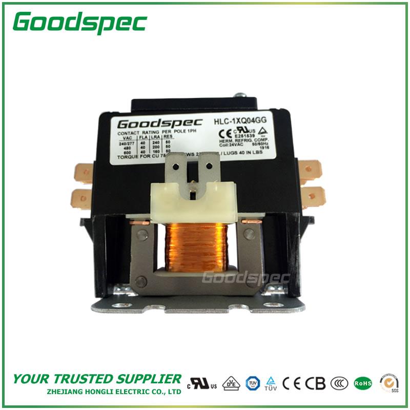 products-HLC-1XQ04GG-001.jpg GC-1XQ04GG(1P/40A/24VAC) Definite Purpose Contactor