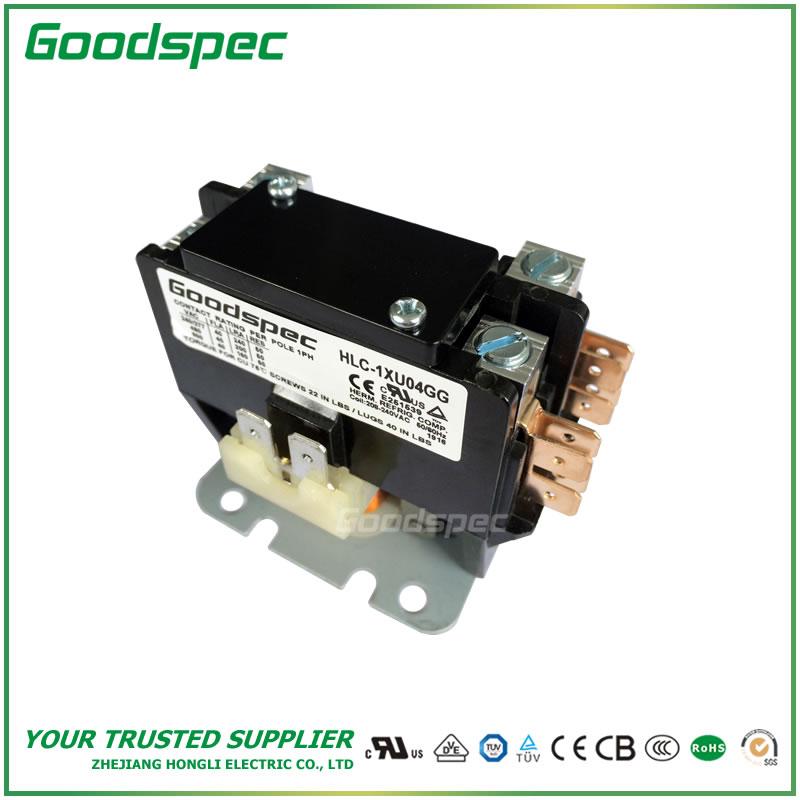 HLC-1XU04GG(1P/40A/208-240VAC) Definite Purpose Contactor