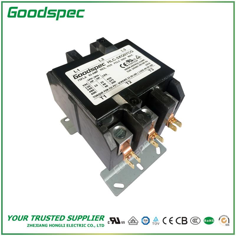products-HLC-3XQ07CG.jpg HLC-3XQ07CG(3P/75A/24VAC)DEFINITE PURPOSE CONTACTOR