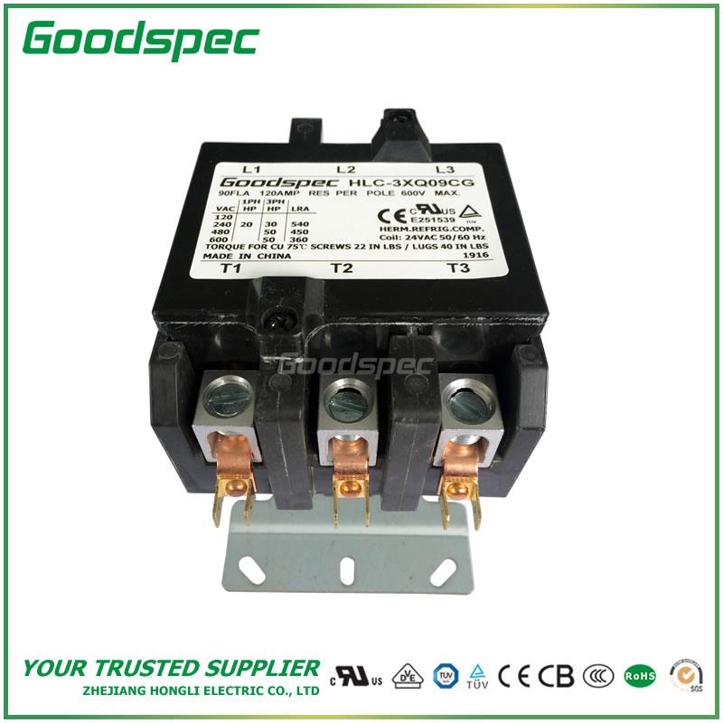 products-HLC-3XQ09CG-002.jpg HLC-3XQ09CG(3P/90A/24VAC)DEFINITE PURPOSE CONTACTOR