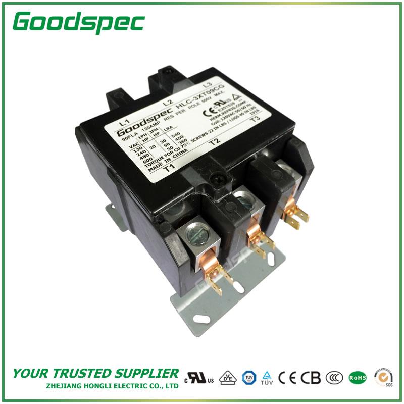 HLC-3XT09CG(3P/90A/120VAC)DEFINITE PURPOSE CONTACTOR
