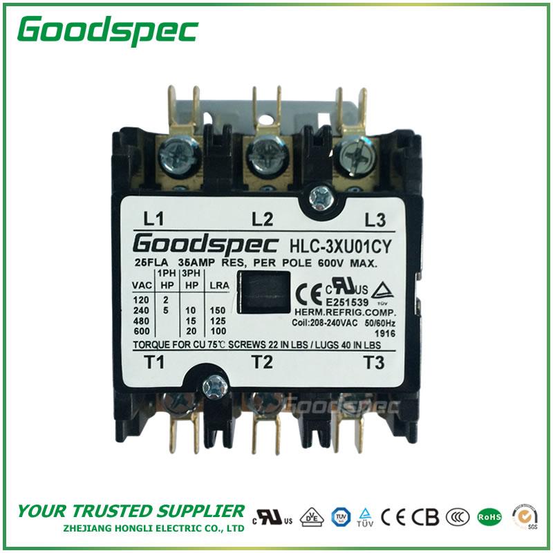 products-HLC-3XU01CY-001.jpg HLC-3XU01CY(3P/25A/208-240VAC)DEFINITE PURPOSE CONTACTOR