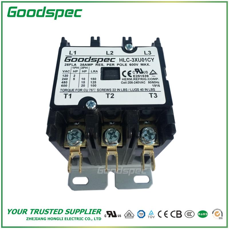 products-HLC-3XU01CY-003.jpg HLC-3XU01CY(3P/25A/208-240VAC)DEFINITE PURPOSE CONTACTOR