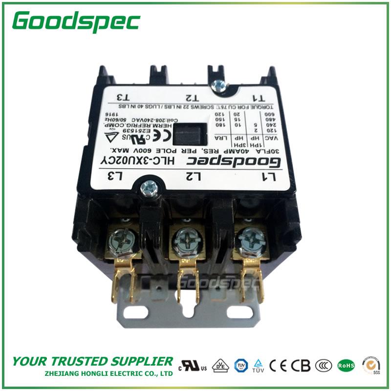 GC-3XU02CY(3P/30A/208-240VAC)DEFINITE PURPOSE CONTACTOR