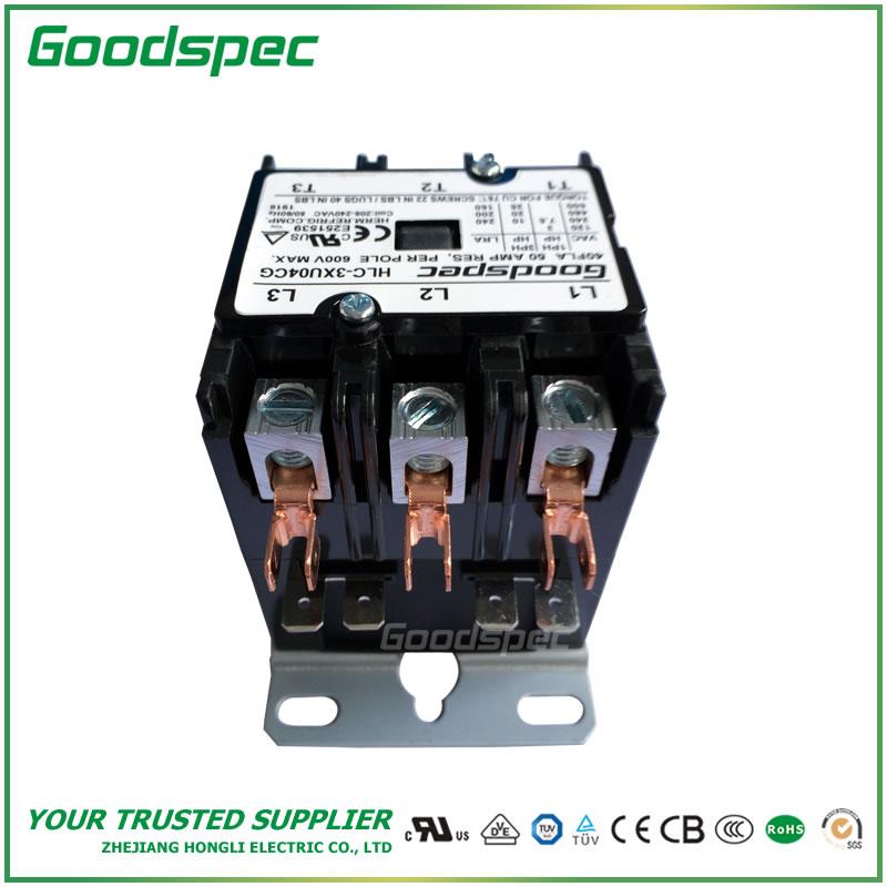 HLC-3XU04CG(3P/40A/208-240VAC) Definite Purpose Contactor