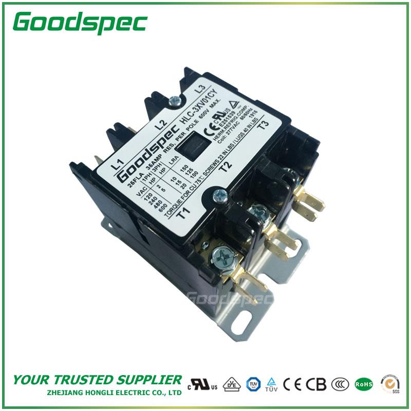 HLC-3XV01CY(3P/25A/277VAC)DEFINITE PURPOSE CONTACTOR