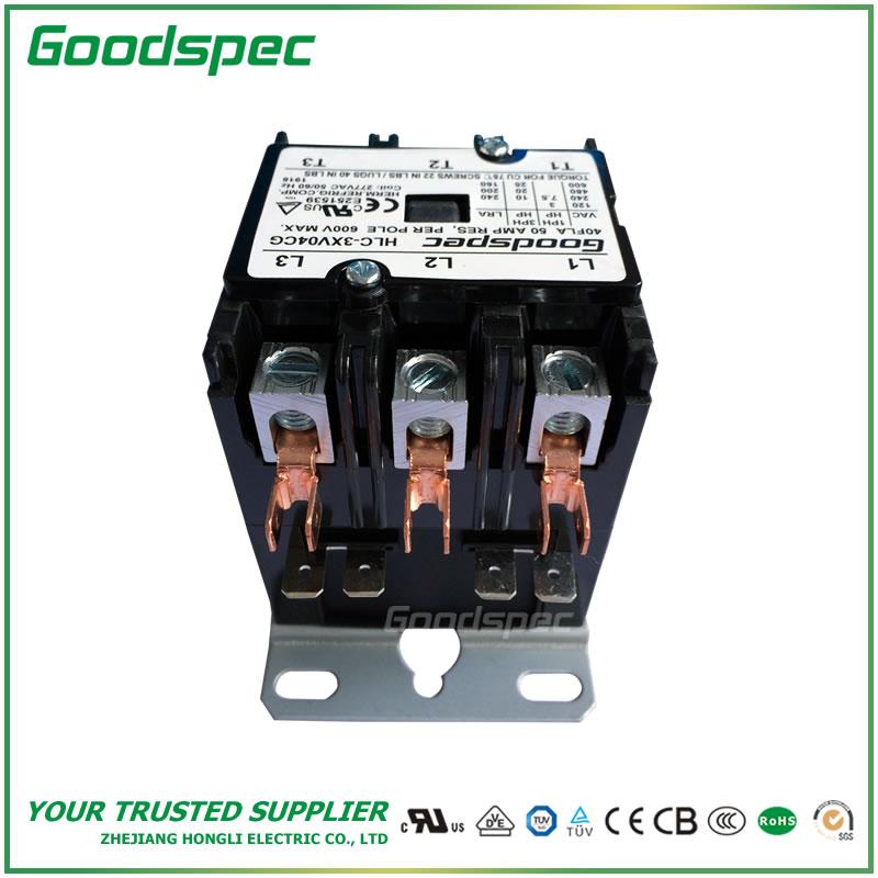 HLC-3XV04CG(3P/40A/277VAC) DEFINITE PURPOSE CONTACTOR