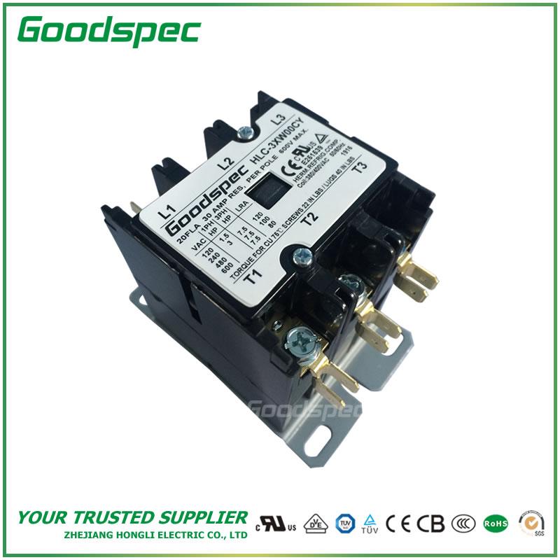 products-HLC-3XW00CY.jpg HLC-3XW00CY(3P/20A/380-400VAC)DEFINITE PURPOSE CONTACTOR