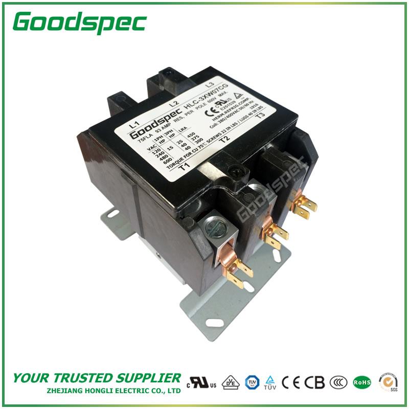 HLC-3XW07CG(3P/75A/380-400VAC)DEFINITE PURPOSE CONTACTOR