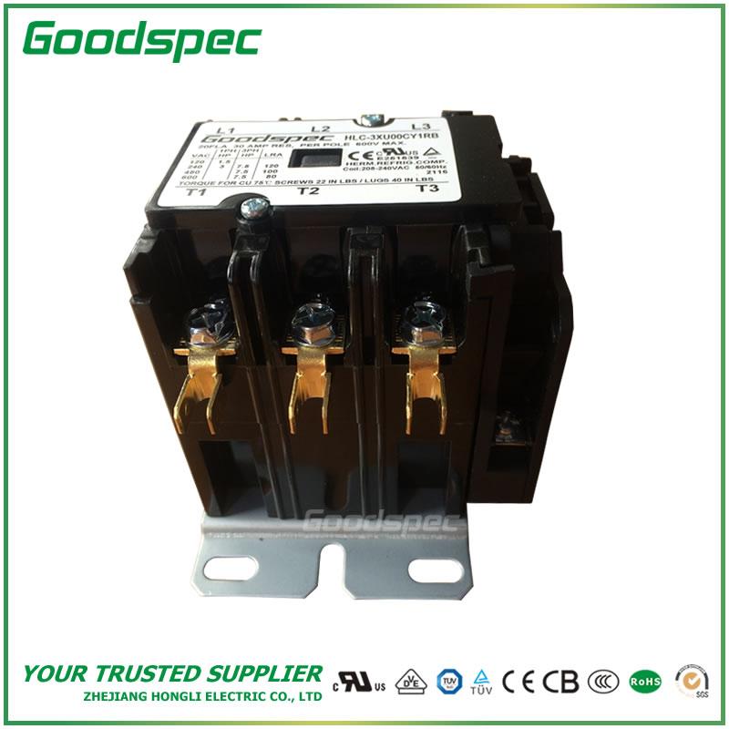 products-HLC-3XWU00CY1RB-004.jpg HLC-3XU00CY1RB(3P/20A/208-240VAC)DEFINITE PURPOSE CONTACTOR