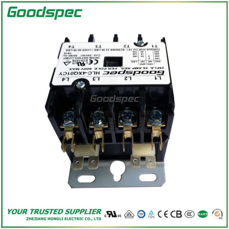 products-HLC-4XQ01CY-004.jpg HLC-4XQ01CY(4P/25A/24V) DEFINITE PURPOSE CONTACTOR