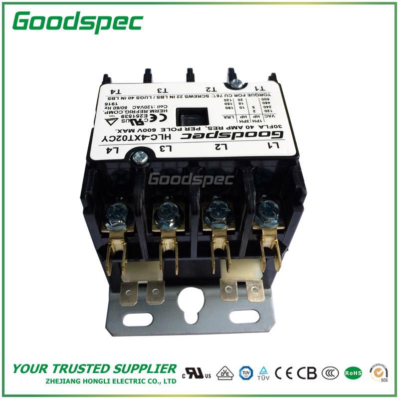 HLC-4XT02CY(4P/30A/120V) DEFINITE PURPOSE CONTACTOR