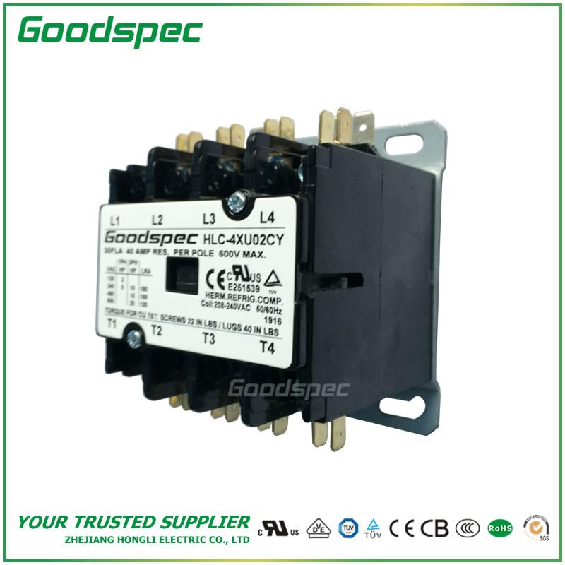 products-HLC-4XU02CY.jpg HLC-4XU02CY(4P/30A/208-240V) DEFINITE PURPOSE CONTACTOR