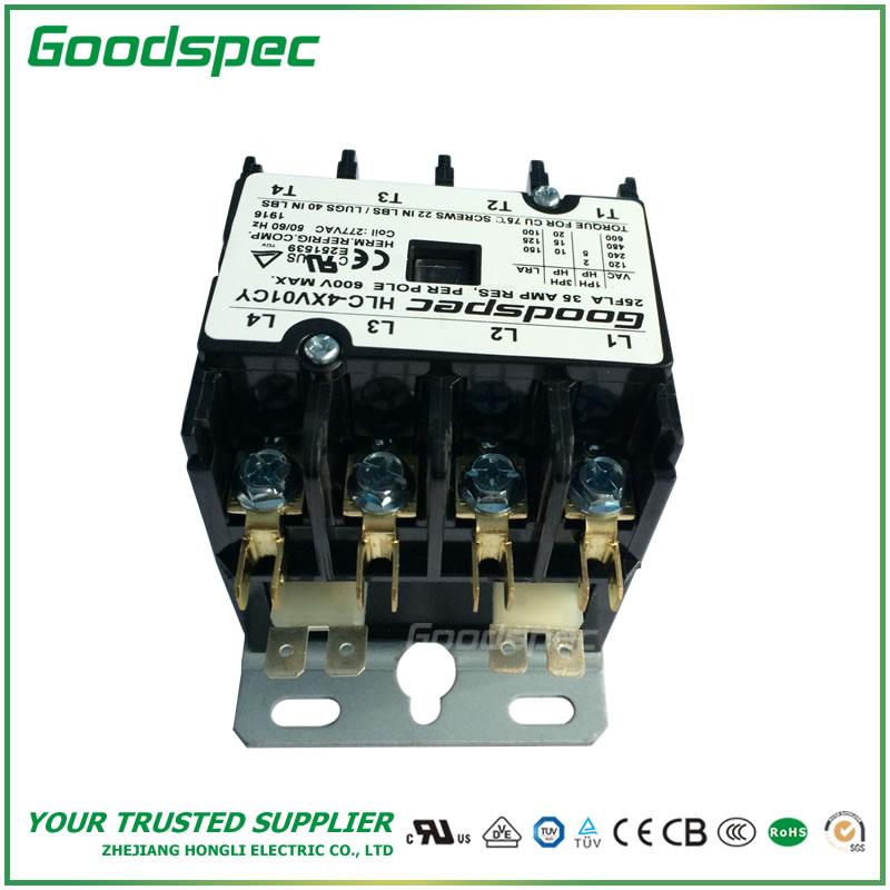 products-HLC-4XV01CY-003.jpg HLC-4XV01CY(4P/25A/277V)DEFINITE PURPOSE CONTACTOR