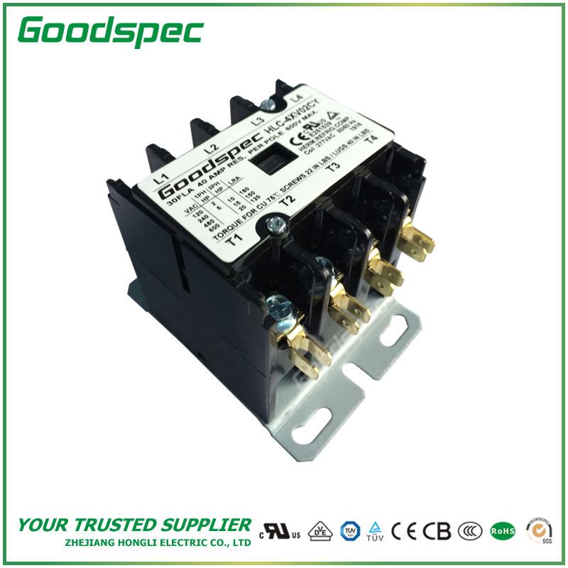 HLC-4XV02CY(4P/30A/277V)DEFINITE PURPOSE CONTACTOR