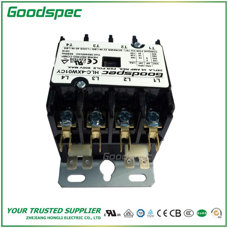 products-HLC-4XW01CY-003.jpg HLC-4XW01CY(4P/25A/380-400V)DEFINITE PURPOSE CONTACTOR