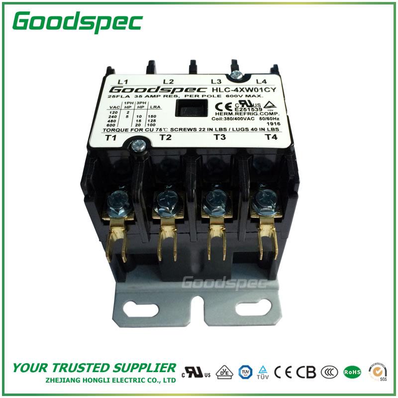 products-HLC-4XW01CY-004.jpg HLC-4XW01CY(4P/25A/380-400V)DEFINITE PURPOSE CONTACTOR