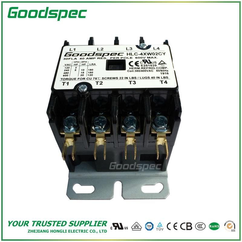 products-HLC-4XW02CY-004.jpg HLC-4XW02CY(4P/30A/380-400V)DEFINITE PURPOSE CONTACTOR