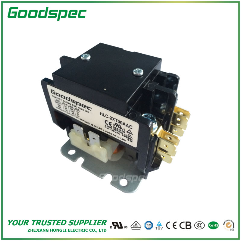 HC-2XT00AAC(2P/20A/120VAC)Definite Purpose Contactor